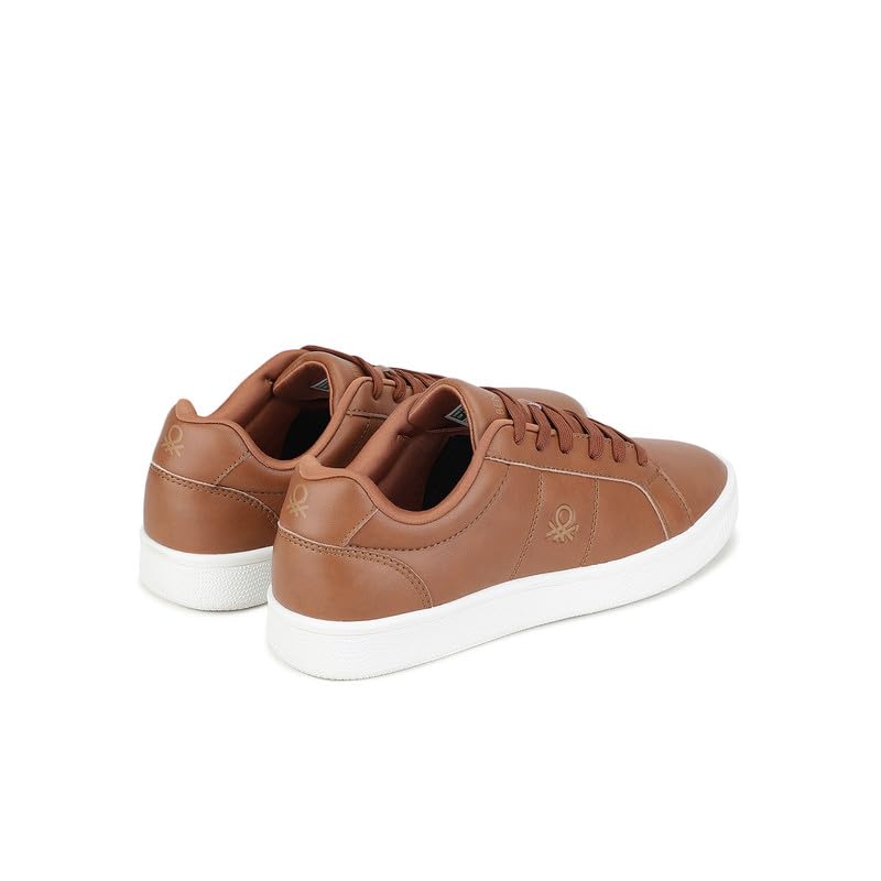 Image of United Colors of Benetton Mens United Colors of Benetton Solid Lace-up Basic Knot Sneakers Sneaker