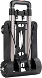 Solaris WaterGen 4 Wheels Folding Trolley, Luggage Cart with Aluminum Alloy, Labor Saving, Low Noise, Easy to Use for Shopping, Traveling