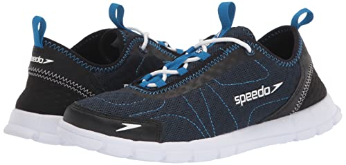 Speedo Mens Hybrid Watercross Water Shoe, Navy/White (8) #TOP6