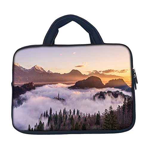Image of TheSkinMantra Chain Laptop Sleeve Bag Compatible with Laptop /Macbooks /Chrombook /Notebook /Zbook (13.3 Inch [Handle], Paradise)