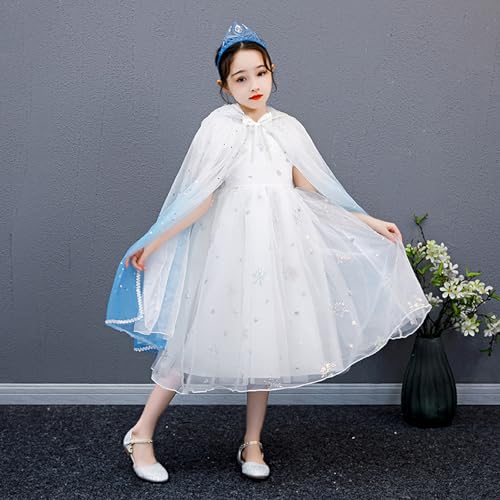 Capa con capucha de princesa para niñas PHOGARY miniatura 7