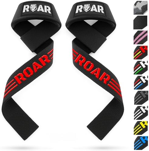 Roar® Correas Levantamiento de Pesas Profesionales 100% Algodón, ...