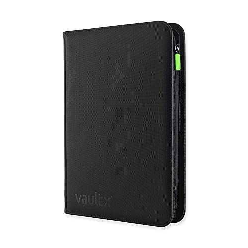 Vault X Premium Exo-Tec® Zip Binder - 9 Pocket Trading Card Album Folder - 360 Side Loading Pocket Binder For Tcg #TOP7
