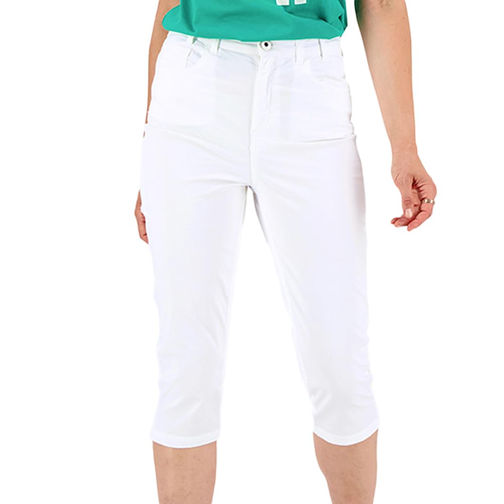 TBS Pantacourt Corsaire Blanc Femme SANTACOR