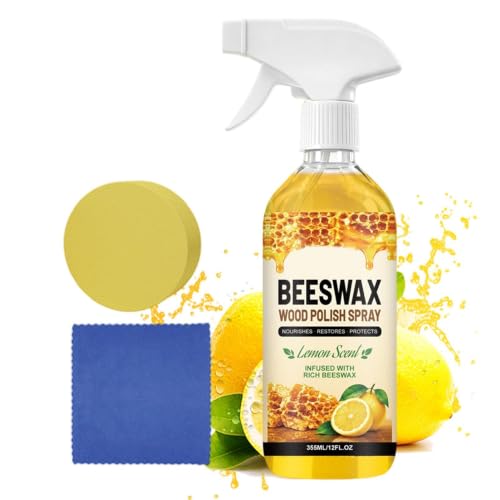 Spray para limpiar armarios y puertas de madera en el salón familiar 2