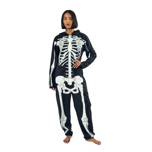 Bioworld Skeleton Men's Hooded Union Suit 5