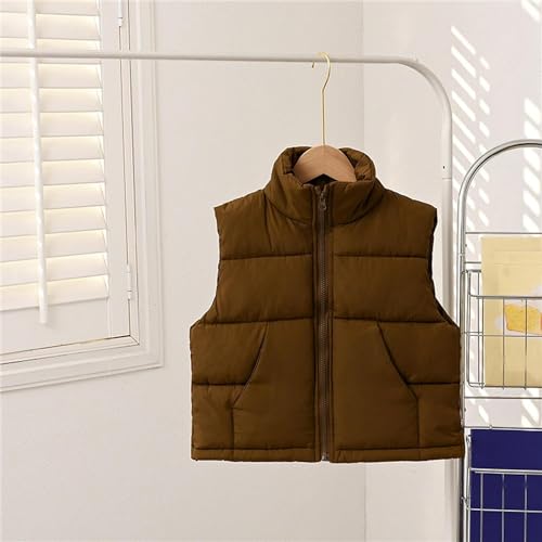ASSICON Little Girls Boys Down Vest Puffer Sleeveless Outfit Coat Toddler Winter Down Jacket Kids Autumn Winter Clothes Boys Puffer Vest Jacket2