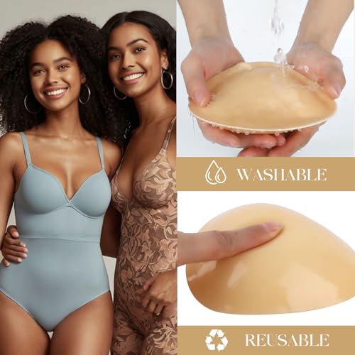 Moulyan Push up Sticky Pads Bra Inserts,Double Sided Sticky Inserts Bra,Sticky Bra Inserts,Instant Adhesive Bra4