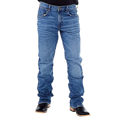 Image of Wrangler Men's Retro Slim Fit Straight Leg Jean