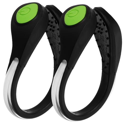 PACKOVE 1pair Led Running Shoe Clip Light for Jogging Walking Night Activities Portable Lightweight Design for Men Women Easy to Use Install for Outdoor Safety