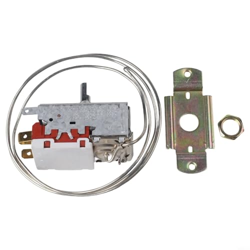 Image of TONIXY Refrigerator Thermostat Switch WDF19-K K50 K54 K59 with Accurate Temperature Control Compatible for Siemens for Beverage Coolers and Display Cabinets 80cm Cable