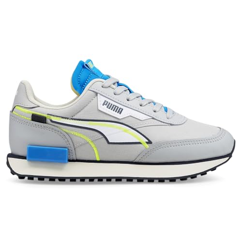 PUMA Kids Boys Future Rider Twofold Lace Up Sneakers Shoes Casual - Blue, Grey - Size 4.5 D2