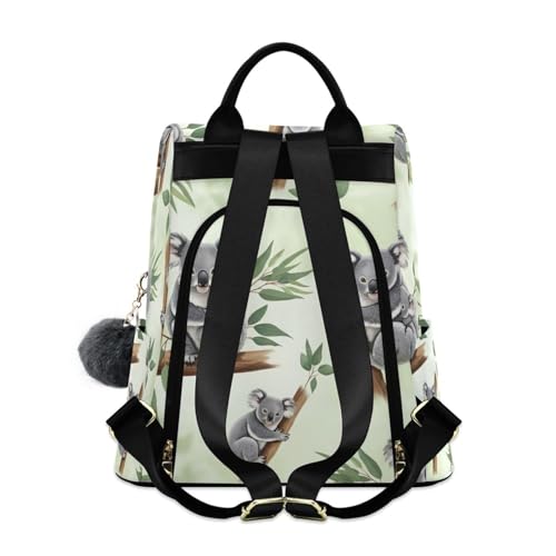 Sac à dos décontracté mode doté d'une poche antivol et pompon - 2