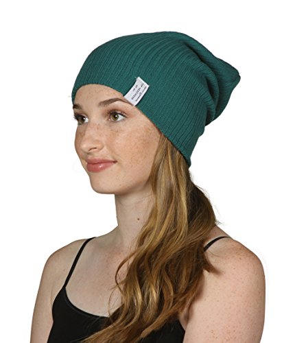 TOP HEADWEAR Soft Ribbed Slouchy Beanie - Teal