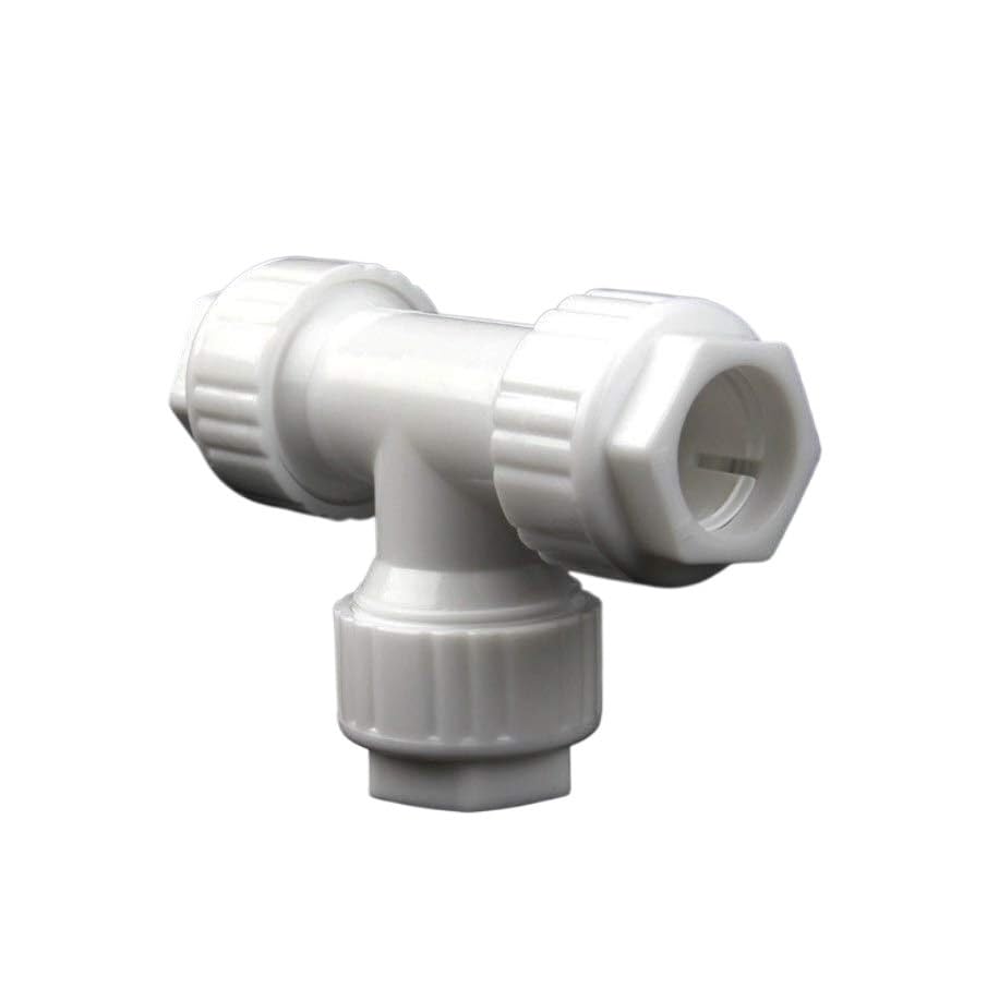 Accesorios de plomería, 10 piezas de conector en T de tubo, conector rápido, accesorios de tubería de agua de PVC, sistemas de riego de jardín, juntas, conductos(40mm)
