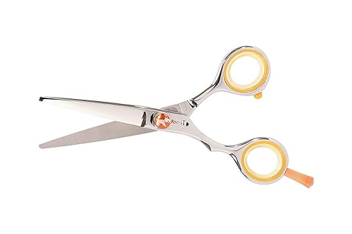 Miniatura 3 de Cricket Centrix Roc-It Dog RL 500 - Tijera de corte de pelo de peluquero profesional zurdo, corte de pelo de peluquería de precisión de fundición