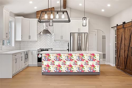Image of CABANA HOMES PVC Self-Adhesive Kitchen Wallpaper, 200 x 40 cm, Made in India