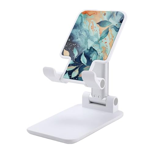 Support de téléphone pliable et réglable en aquarelle pour bureau
