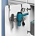 Spectrum Diversified Shapes Hair Styling Station, Over the Cabinet Door Hair Care Caddy, No-Installation Bathroom Cabinet Organization, Beauty Supplies & Blow Dryer Holder, Bronze (30324)
