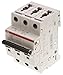Price comparison product image ABB S203M-C63 Miniature Circuit Breaker, 3 Pole, Type C, 10kA/15kA Breaking Capacity, 63 Amp Current (2CDS273001R0634)