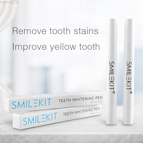 Image of Professional Teeth Whitening Pen - Transform Your Smile. Cost-Effective Set of 2 Pens ,Travel-Friendly and Precise Application for Whiter Teeth