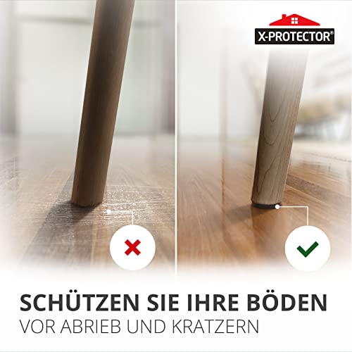 X-Protector Antirutsch Pads 8 Stück 50 mm - Antirutsch Gummi Selbstklebend - Prämie Rutschhemmer für Möbel - Ideal Anti-rutsch Gummi - Dicker Möbelstopper - Antirutschpads für Möbel & Gegenstände!