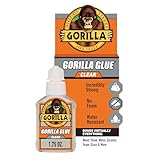 Gorilla Clear Glue, 1.75 ounce Bottle, Clear (Pack of 1)