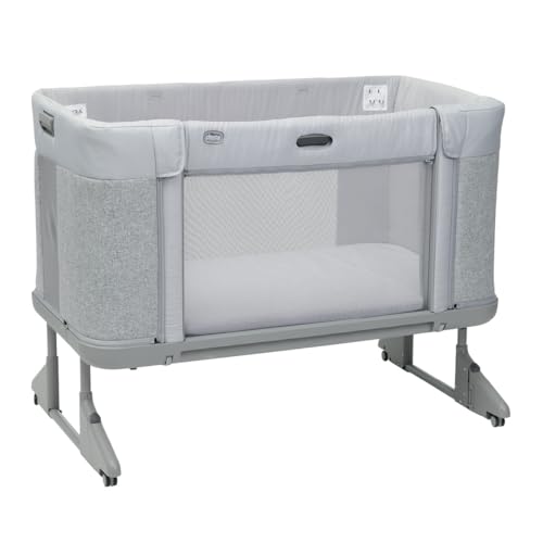 Chicco Next2Me Forever, Lit Bébé 3en1, Jusqu’à 4 Ans (22 Kg), Compatible avec Différents Lits, Berceau Bébé 3en1, Hauteur Réglable, Bonne Circulation...