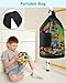 Large Mesh Beach Bag Drawstring Toys Bag, Swim Pool Toys Balls Storage Bags Gym backpack, Beach Toy Shells Organizer
