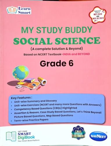 NAVNEET Digest for CBSE Class 6 - My Study Buddy Guide SOCIAL SCI...