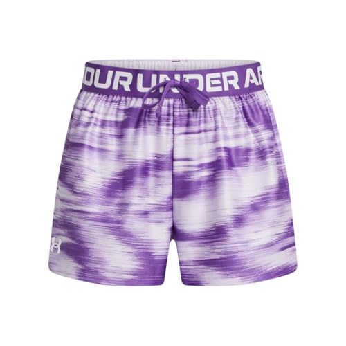 Under Armour Girls' Play Up Printed Shorts-Plus Size