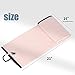 Mile High Life Microfiber Waffle Pattern Tri-fold Golf Towel | Brush Tool Kit with Club Groove Cleaner, Retractable Extension Cord and Clip (Pink Towel+Pink Brush)
