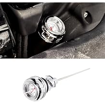 Oil Temperature Dipstick Compatible for Harley 2018-2024 Softail Slim Low Rider FXLR Breakout Fat Boy Street Bob Chrome