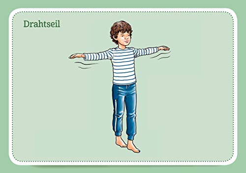 30 Faszientraining-Bildkarten für Kinder: Übungen für Beweglichkeit und Stabilität