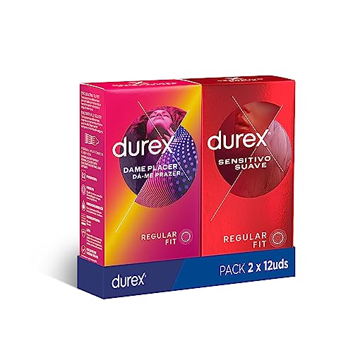 Durex Preservativos Sensitivo Suave Preservativos Dame Placer - 2x12 Condones Durex Preservativos Sensitivo Suave Preservativos Dame Placer - 2x12 Condones