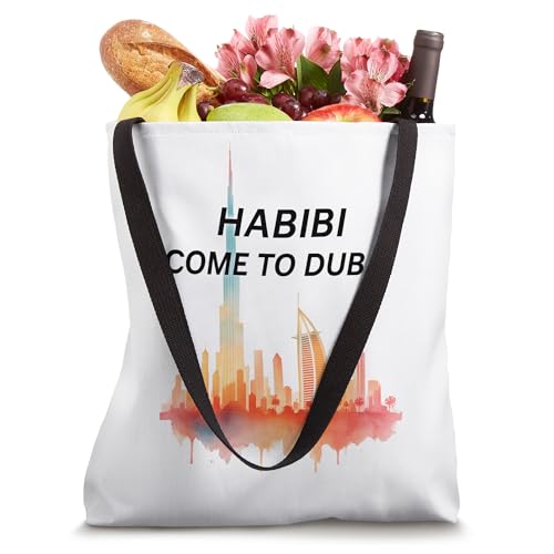 Bolso tipo tote Habibi Come To Dubai miniatura 4