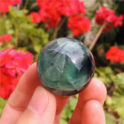 Fluorite quartz crystal ball 4cm pour décoration maison
