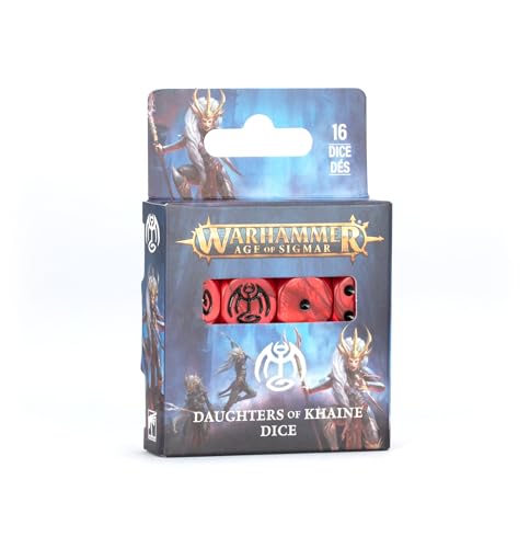 Dés Warhammer Age of Sigmar Daughters of Khaine 2026 Édition Collector