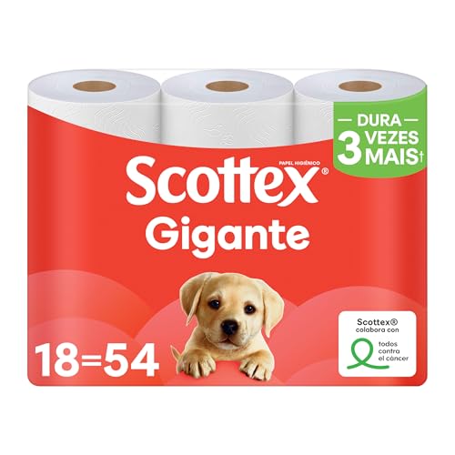 Scottex Gigante Papel Higiénico Seco 18 rollos
