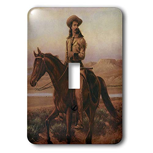 Buffalo Bill Cody interrupteur simple 3dRose LSP_38385_1