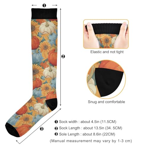 Image of Wusikd Cats Compression Socks for Women and Men Circulation Cute Long Socks for Athletic Running 1