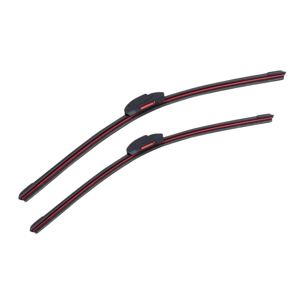 Spazzola Tergicristallo In Gomma Sourcing Map - 66 Cm (650mm) - Larghezza 8 Mm - Senza Staffe - Ricambio Universale - 3