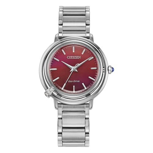 Montre quartz Citizen Femme EM1091-67X avec cadran raffiné et bracelet en acier durable