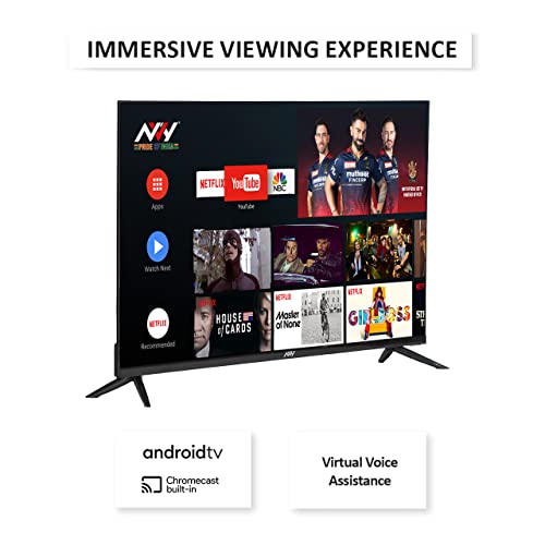 Image of NVY 108 cm (43 Inch) FHD Smart LED TV | NVA43SFR1 (Black) (2022 Model) Android TV