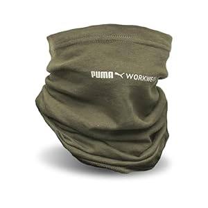 PUMA Workwear Foulard Multifonctionnelle Unisexe – Tour de Cou – Protège-Col – Coupe-Vent – Idéal pour le Travail en Extérieur - Olive