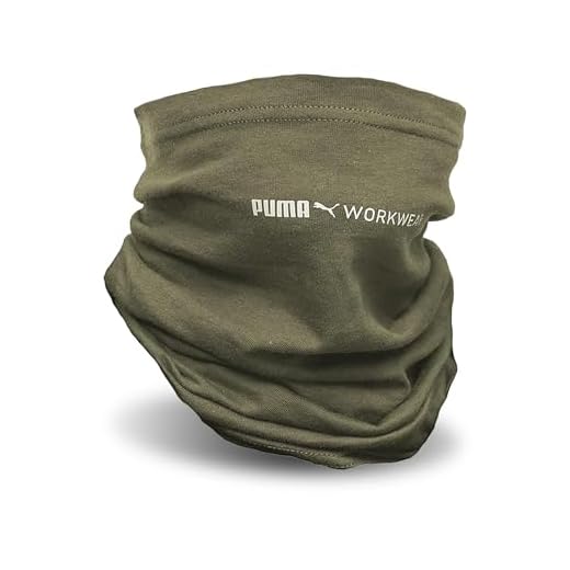 PUMA Workwear Foulard Multifonctionnelle Unisexe – Tour de Cou – Protège-Col – Coupe-Vent – Idéal pour le Travail en Extérieur - Olive