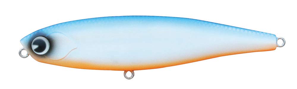AMS Design (ima) #CP100-007 Chappie Pencil Bait Lure, Matte Orange Blue, 3.9 inches (100 mm), 0.6 oz (18 g)
