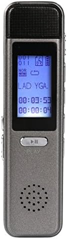 Digital Voice Recorder 8GB FL.Esports 560 Hours Rechargeable Multi-funtion Audio Voice Activated Recorder with USB &MP3 Player Sound Recorder Dictaphone for Interviews, Recording Lectures
