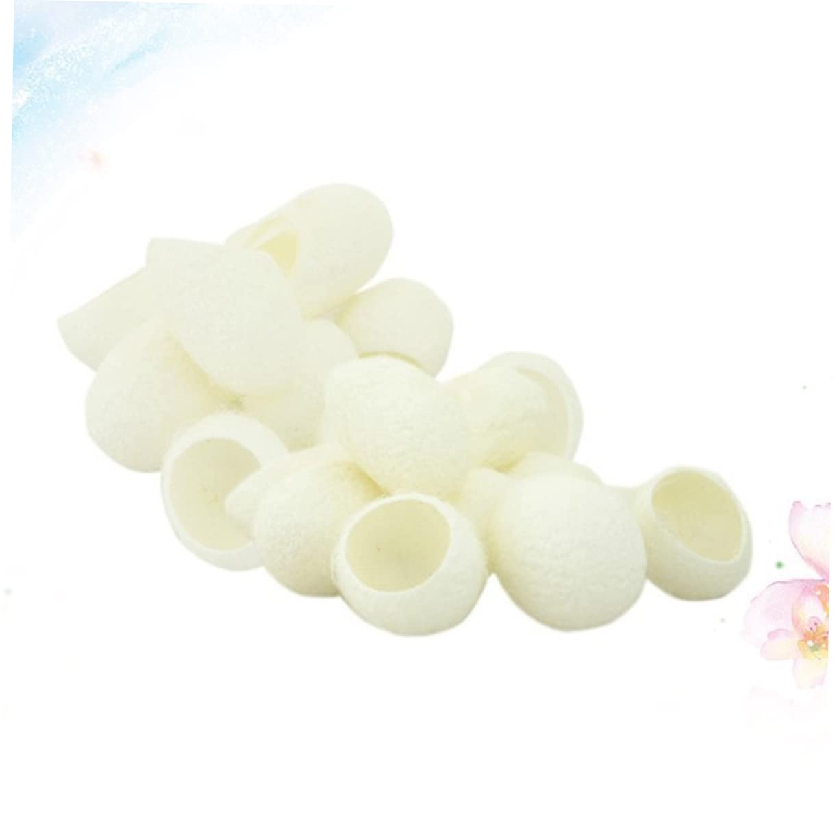 MAGICLULU 3 Sets Gesichtspeeling-werkzeug Aus Natürlicher Seide Für Die Hautpflege Zur Entfernung Von Mitessern 200 Stück * 3