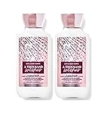 Bath and Body Works A Thousand Wishes Super Smooth Body Lotion Sets Gift For Women 8 Oz -2 Pack (A Thousand Wishes)